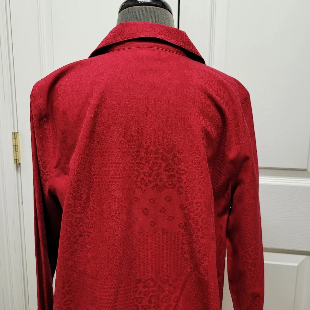 Chico's No-iron Long Sleeve Shirt/Jacket - Picture 5 of 12
